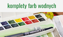 Komplety farb akwarelowych
